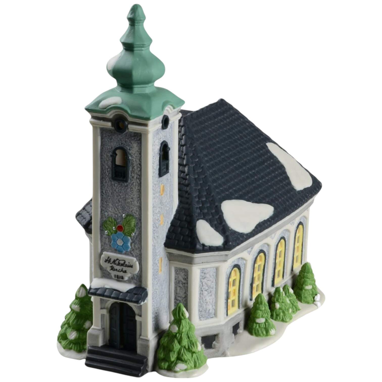 Alpine Village St. Nikolaus Kirche-St. Nikolaus Church - Boxed by Department 56-1