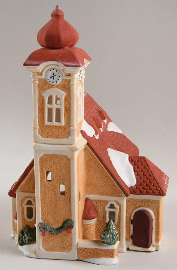 Alpine Village Alpine Church-White Trim - Boxed by Department 56-1