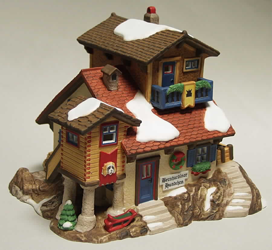 Alpine Village St Bernard Kennel - Boxed by Department 56-1