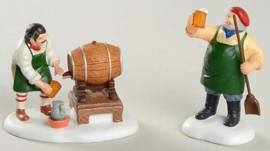 Alpine Village The Brew Master-Set Of 2 - Boxed by Department 56-1