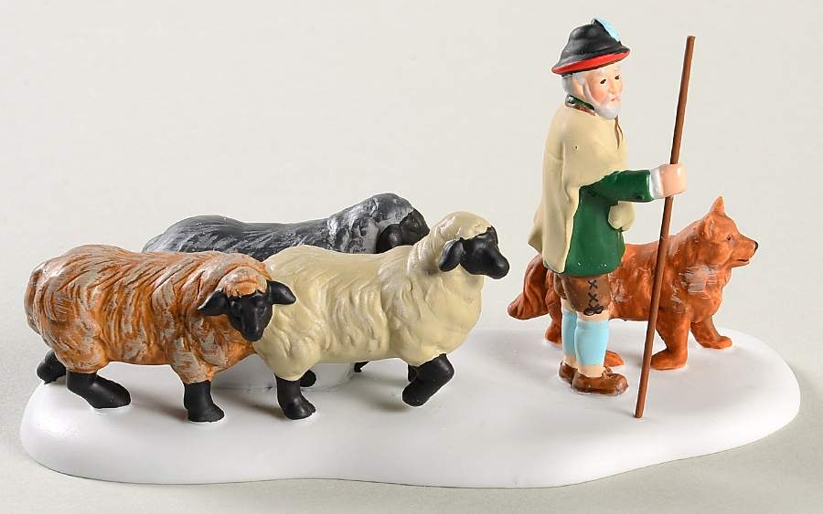 Alpine Village Shepherding The Flock - No Box by Department 56-1