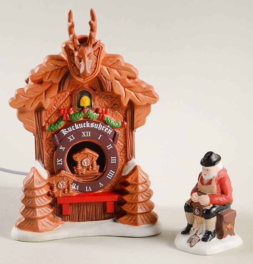Christmas Market - Alpine Village Black Forest Clocks Booth - Boxed by Department 56-1