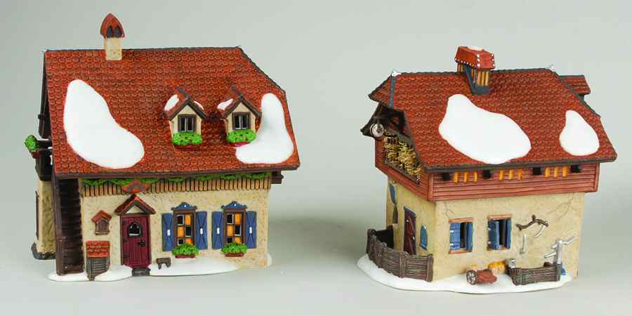 Alpine Village Barn & Farmhouse - Boxed by Department 56-1