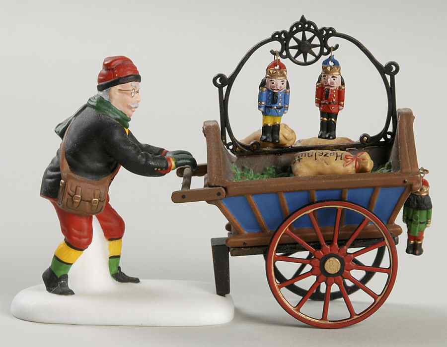 Alpine Village Nutcracker Vendor & Cart - Boxed by Department 56-1