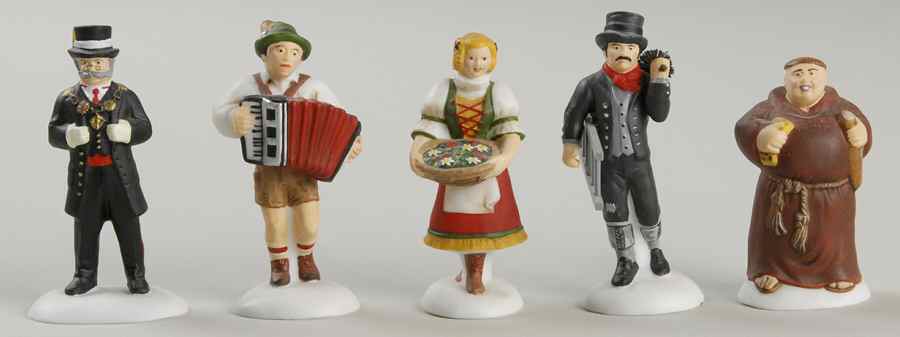 Alpine Village Alpine Villagers-Set Of 5 - Boxed by Department 56-1