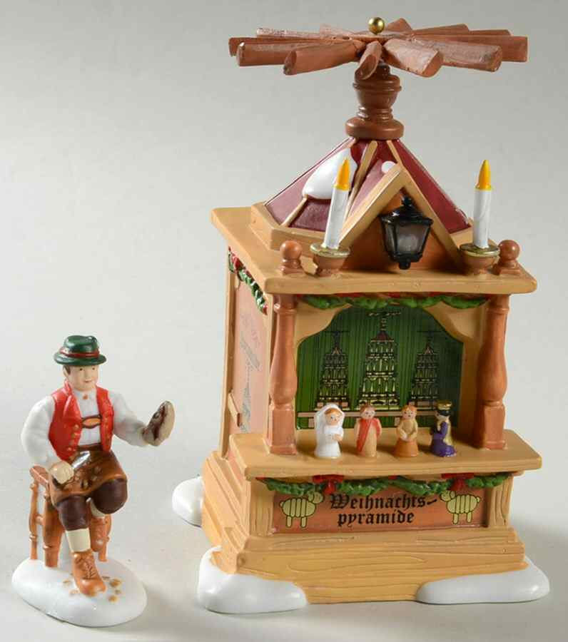 Christmas Market - Alpine Village Pyramid Booth - Boxed by Department 56-1