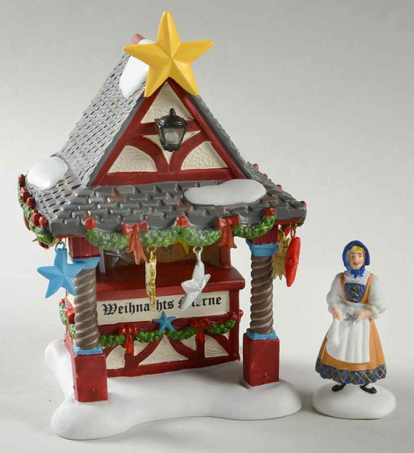 Christmas Market - Alpine Village Tree Topper Booth - Boxed by Department 56-1