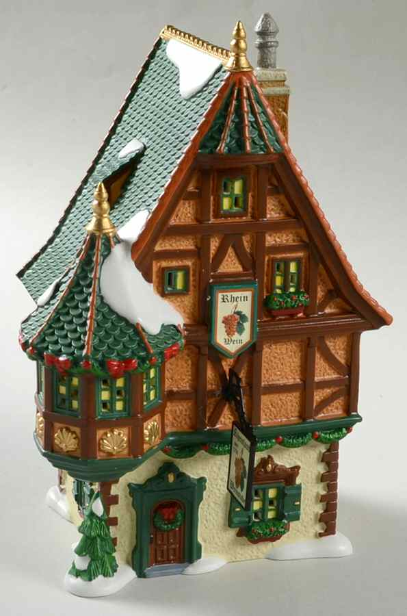 Alpine Village Rhineland Wine Tavern - No Box by Department 56-1