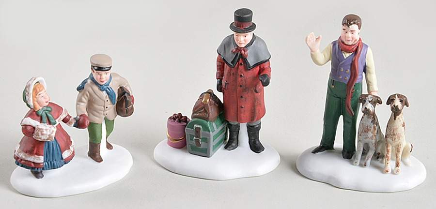 Dickens Village Visions Of A Christmas Past-Set Of 3 - Boxed by Department 56-1