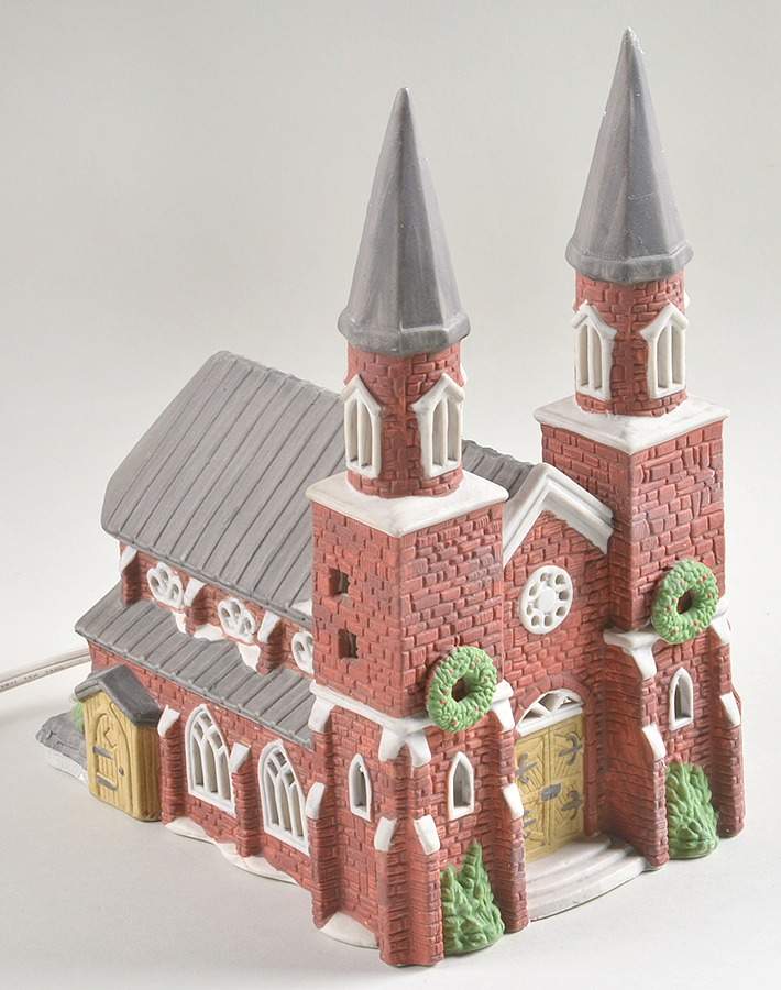 Dickens Village Brick Abbey - Boxed by Department 56-1