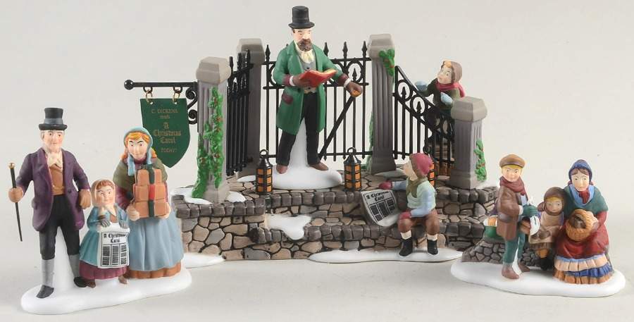 Dickens Village A Christmas Carol Reading=Set Of 4 - Boxed by Department 56-1