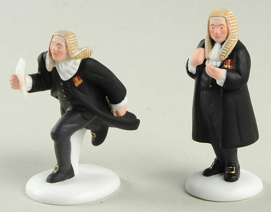 Dickens Village Members Of Parliament-Set Of 2 - With Box by Department 56-1