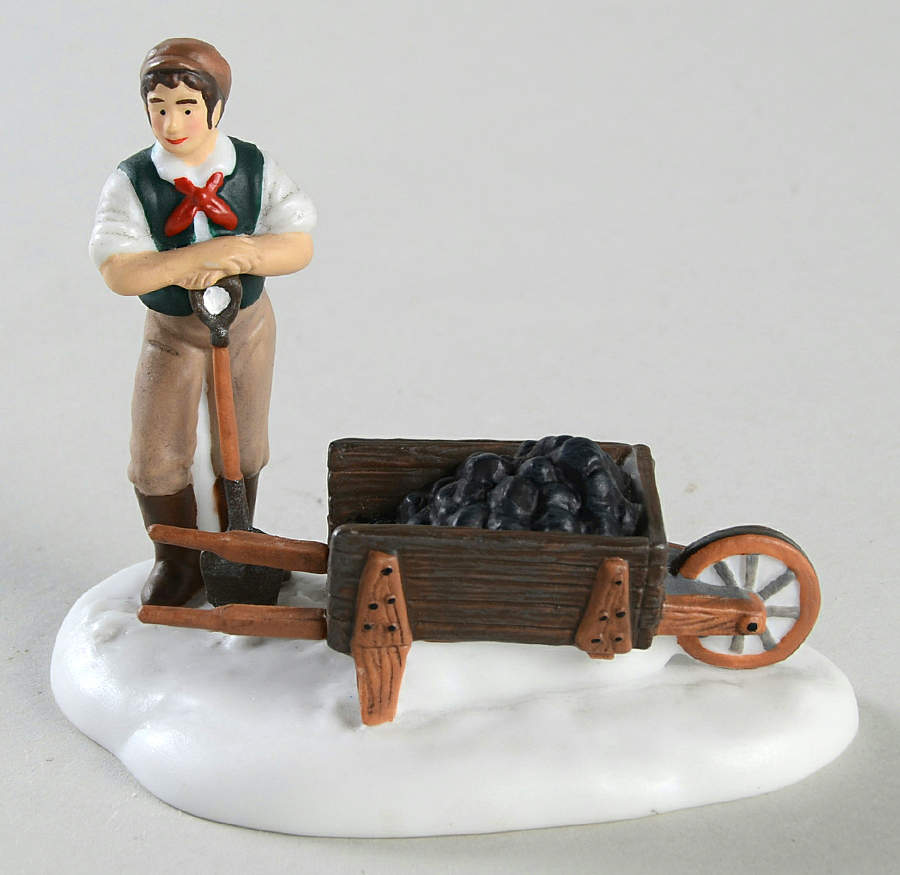 Dickens Village London Gasworker - With Box Bx325 by Department 56-1
