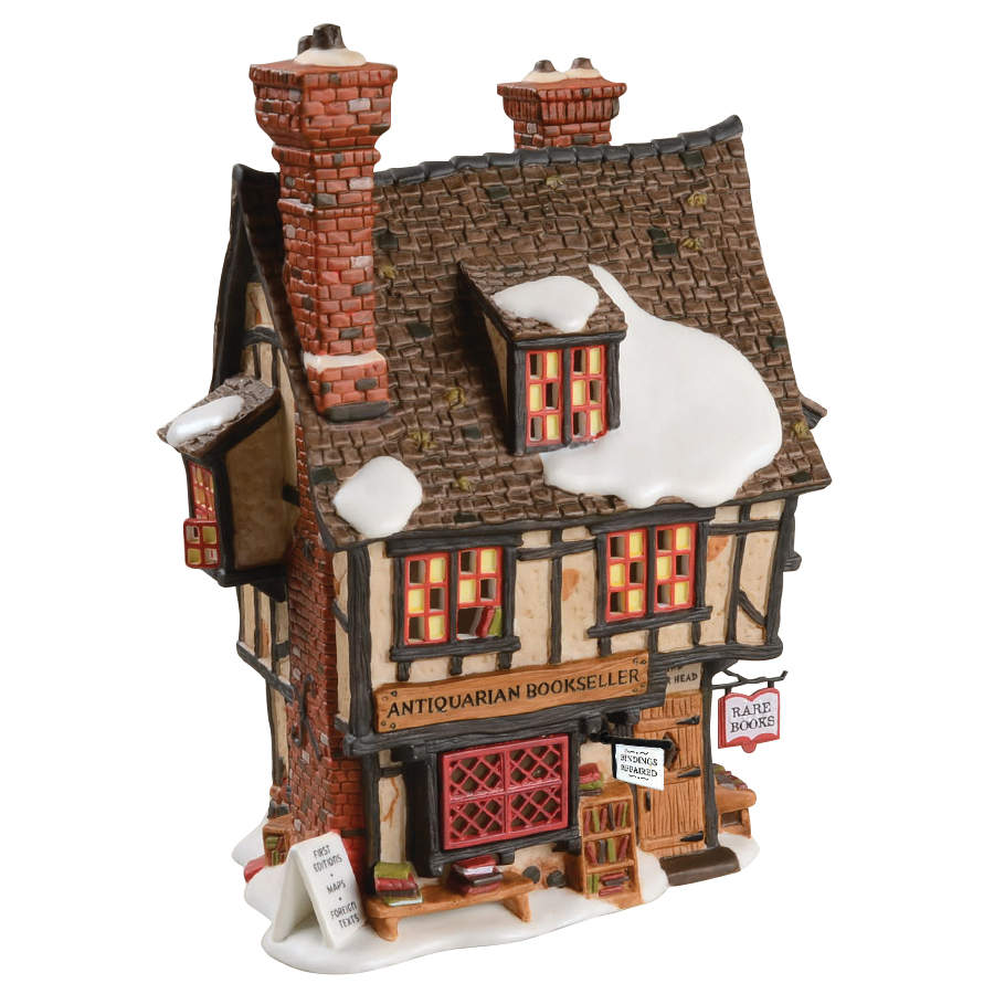 Dickens Village Antiquarian Bookseller - Bx429 With Box by Department 56-1