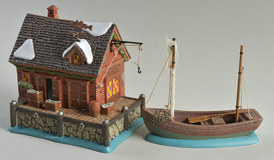 Dickens Village West India Docks - Nb798, No Box by Department 56-1