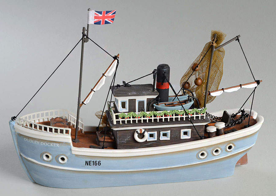 Dickens Village Dudley Docker - W-9 1/4" - With Box by Department 56-1