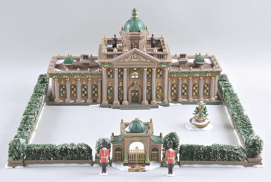 Dickens Village Ramsford Palace-Set Of 17 - Boxed by Department 56-1