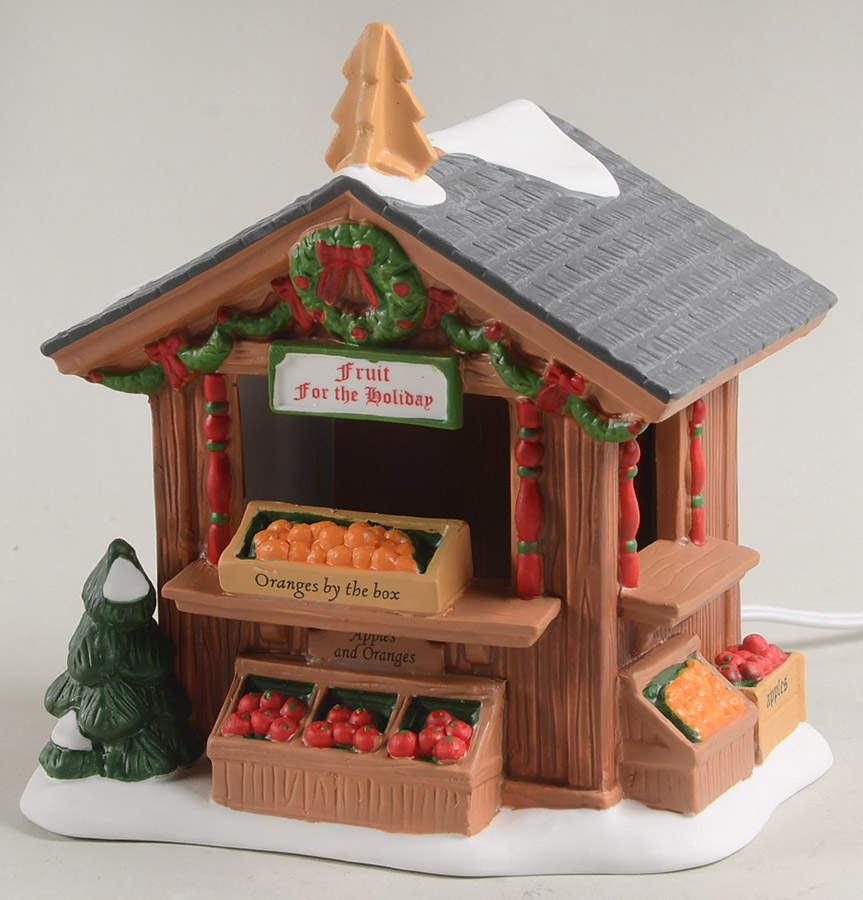 Dickens Village Market Dicken's Market Fruit Stand - No Box by Department 56-1