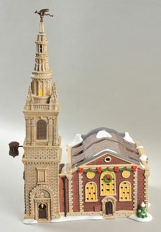 Dickens Village Church Of St. Mary-Le-Bow - With Box Bx804 by Department 56-1