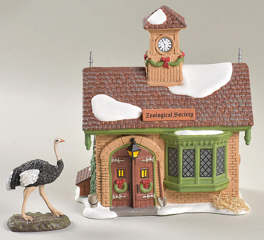 Dickens Village Zoological Gardens-Set Of 2 - With Box Bx834 by Department 56-1