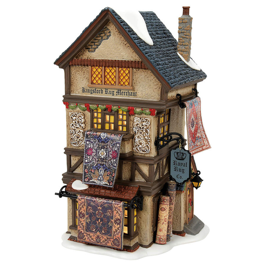 Dickens Village Kingsford Rug Merchant - With Box Bx855 by Department 56-1