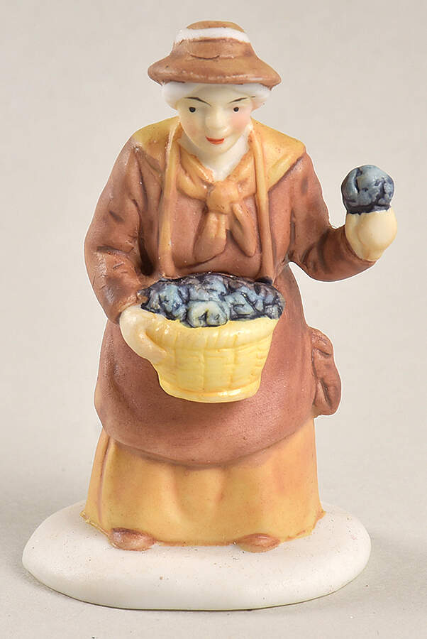 Dickens Village Lady Wtih Chestnuts Only - No Box 47a by Department 56-1