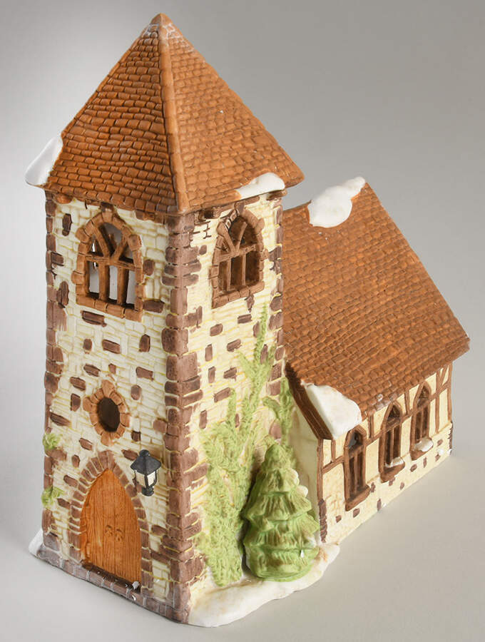Dickens Village Dickens Village Church-Pale/White - No Box by Department 56-1