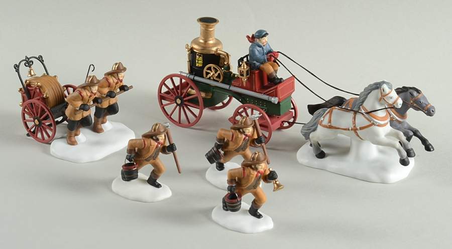 Dickens Village The Fire Brigade Of London Town - Boxed by Department 56-1
