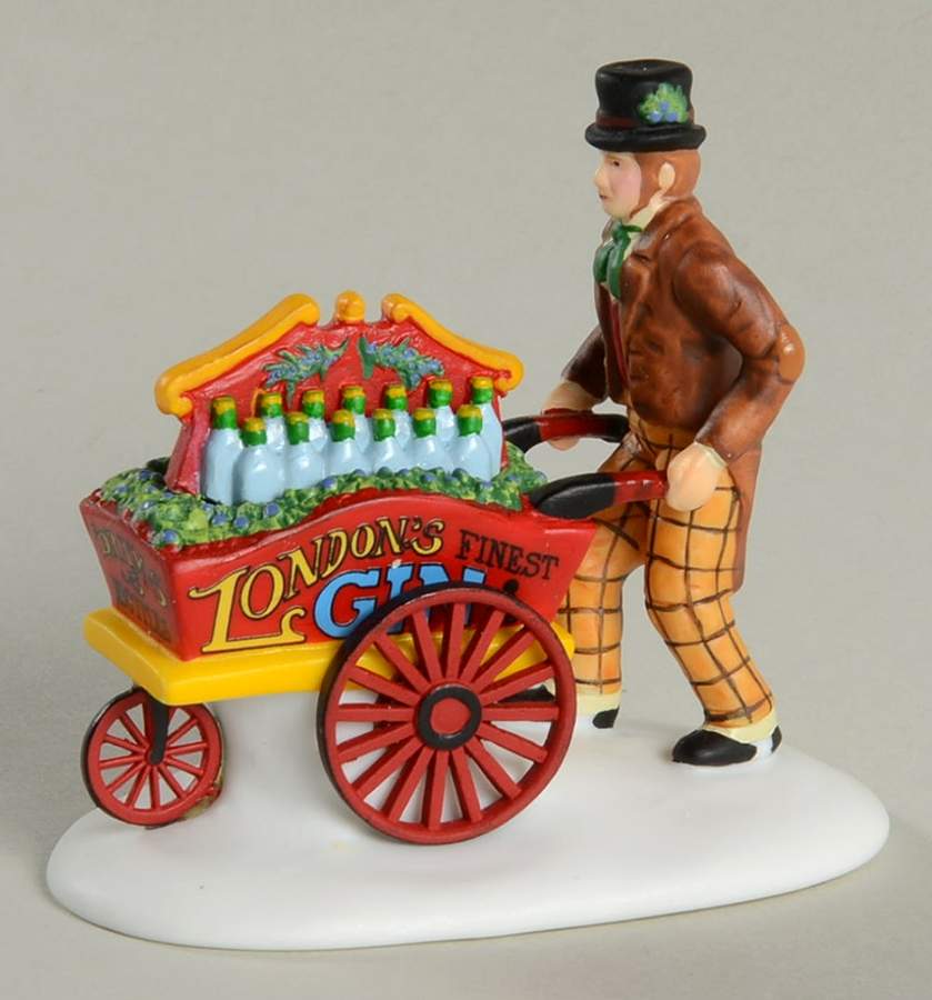 Dickens Village London's Finest Gin Delivery - With Box Bx697 by Department 56-1