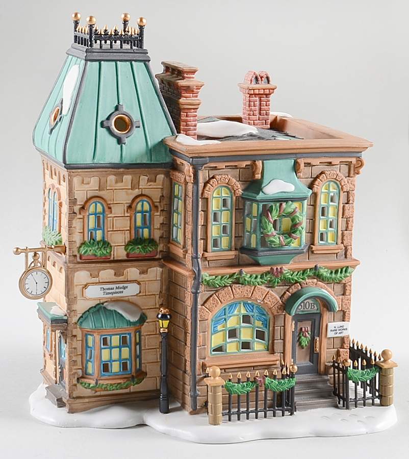 Dickens Village Thomas Mudge Timepieces - Boxed by Department 56-1