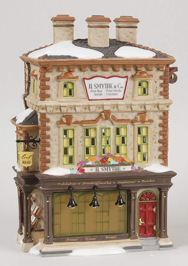 Dickens Village H. Smythe Publisher - With Box Bx343 by Department 56-1