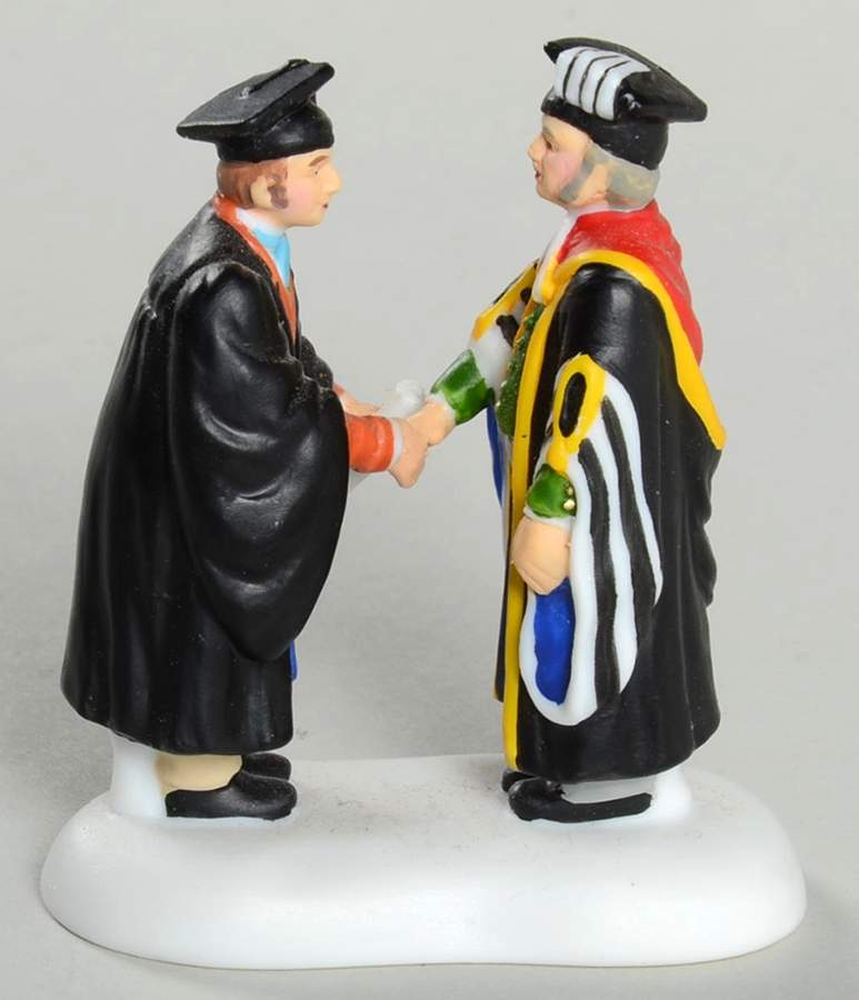 Dickens Village Congratulations, Graduate - With Box Bx698 by Department 56-1