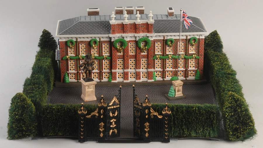 Dickens Village Kensington Palace-Set Of 14 - Boxed by Department 56-1