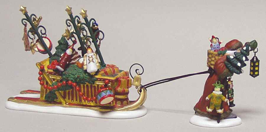 Dickens Village Father Christmas' Journey - Bx295 With Box by Department 56-1