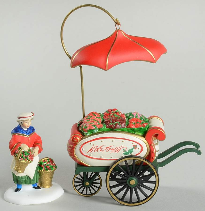 Dickens Village Lord & Taylor Flower Cart-Exclusive - Nb719, No Box by Department 56-1
