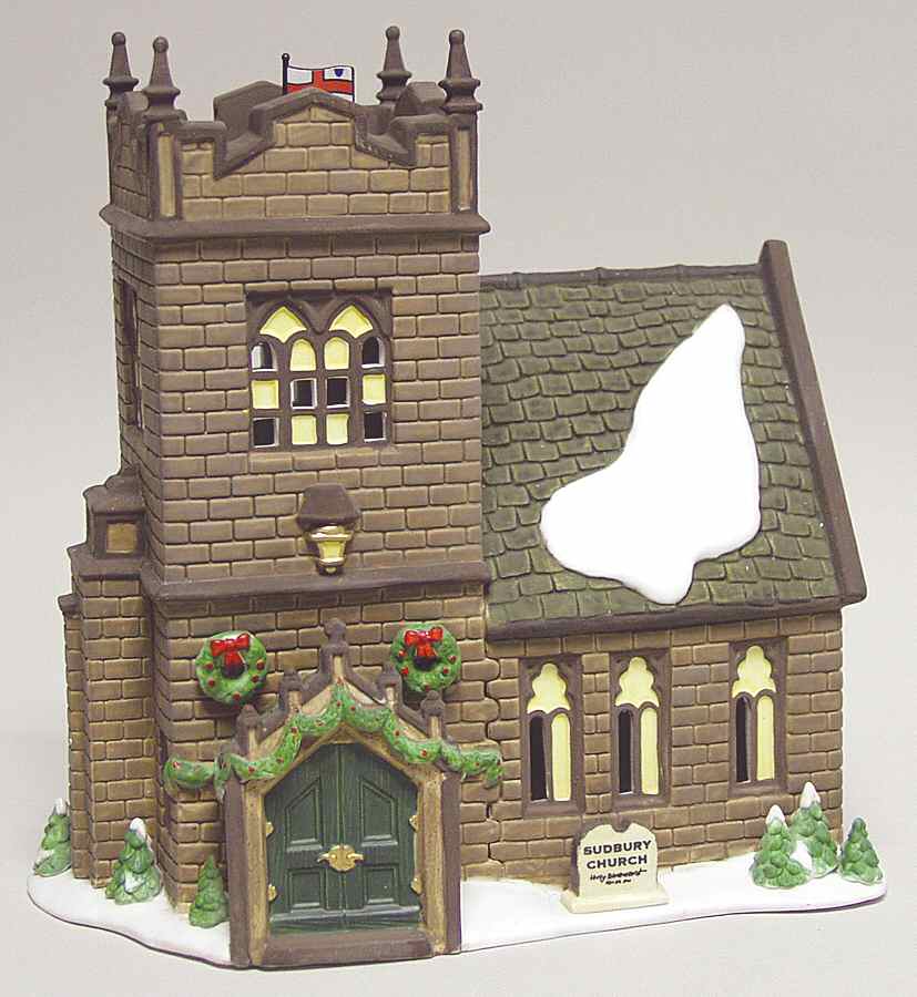 Dickens Village Sudbury Church - With Box by Department 56-1