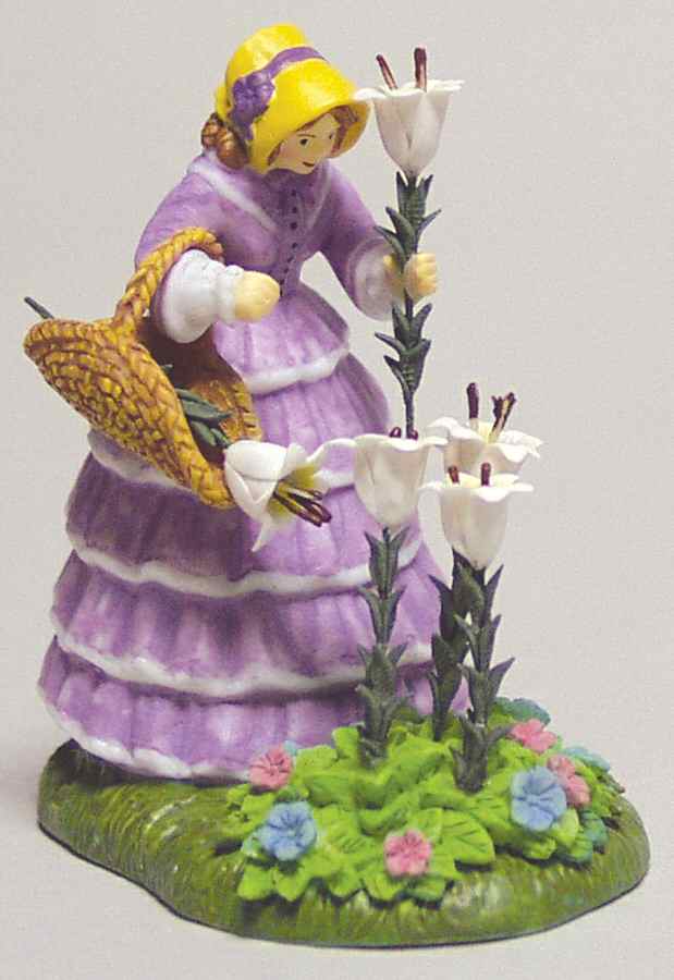 Dickens Village Basket Full Of Blooms - No Box by Department 56-1