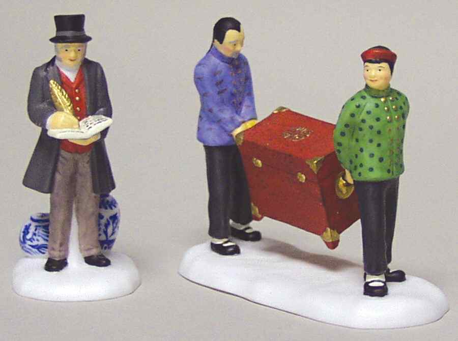 Dickens Village Fine Asian Antiques-Set Of 2 - Boxed by Department 56-1