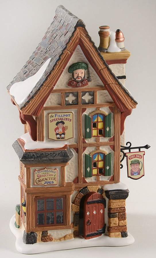 Dickens Village Olde Pearly's Toby Jugs - With Box Bx775 by Department 56-1