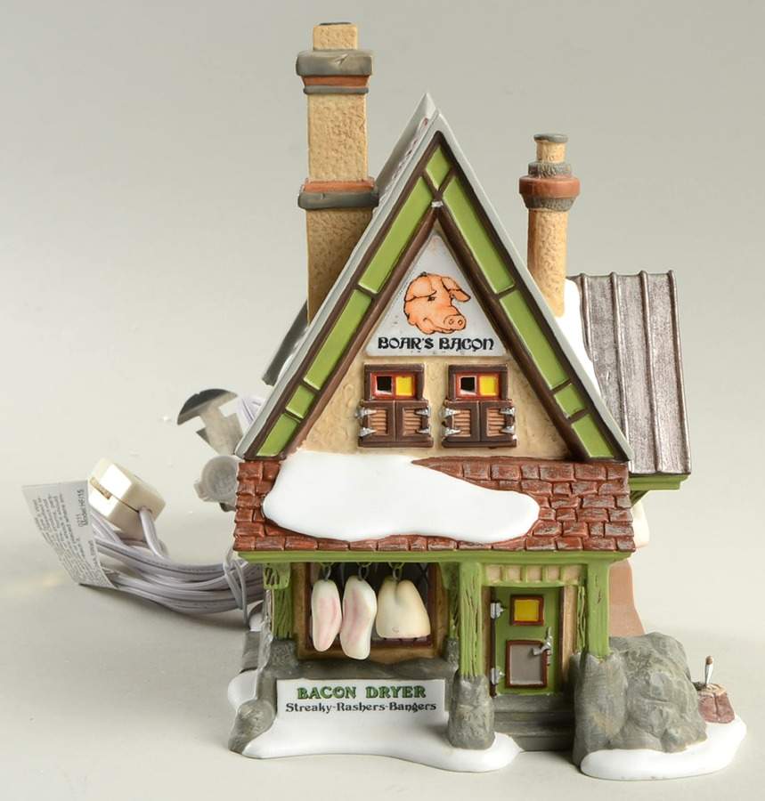 Dickens Village Boar's Bacon & Candied Hams - Boxed by Department 56-1
