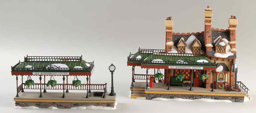 Dickens Village Old Queensbridge Station - Boxed by Department 56-1