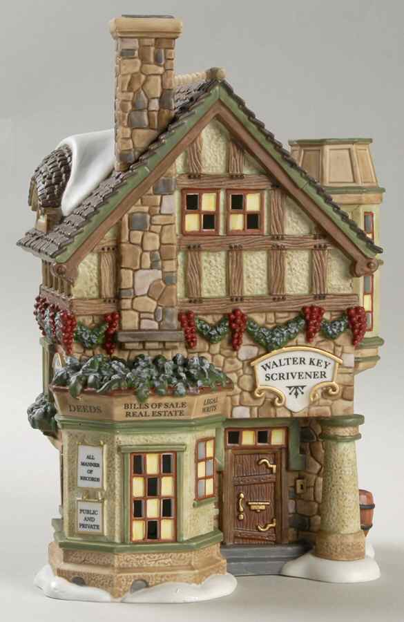 Dickens Village Walter Key Scrivener - No Box by Department 56-1