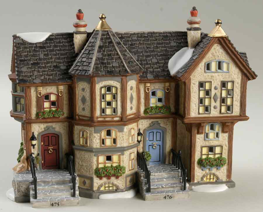 Dickens Village Howard Street Row Houses - Boxed by Department 56-1