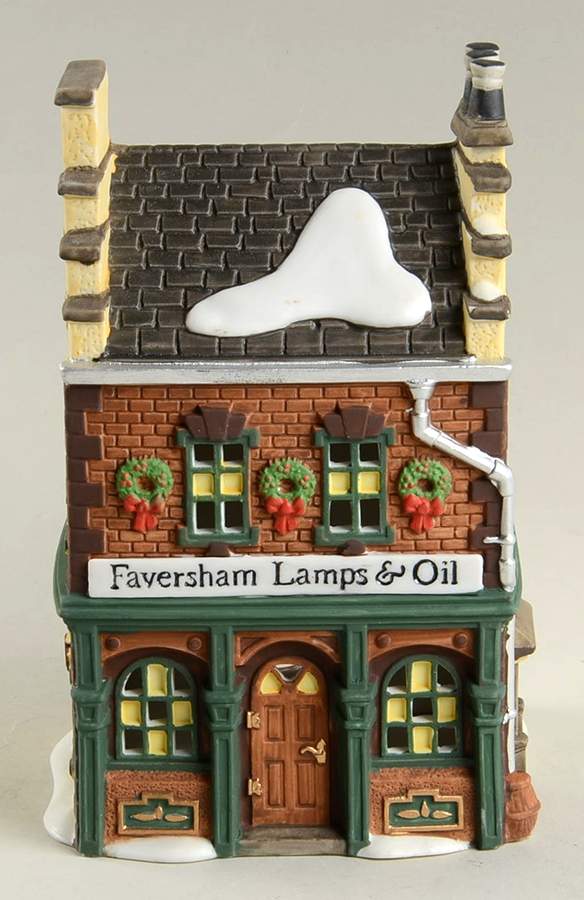 Dickens Village Faversham Lamp & Oil - No Box by Department 56-1
