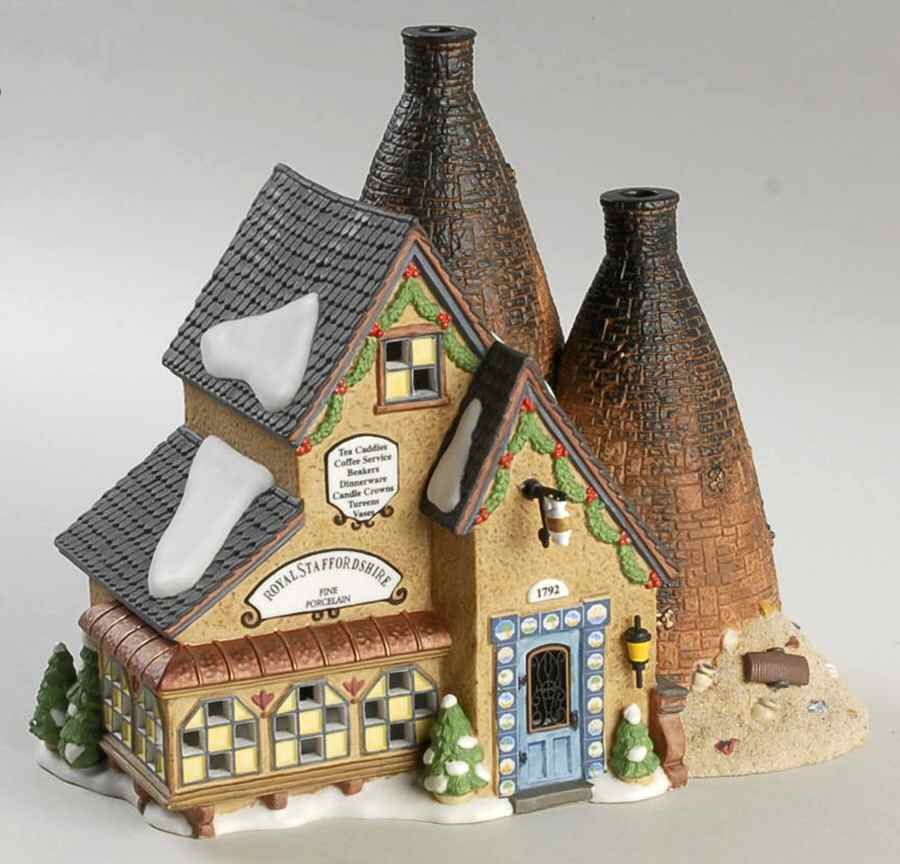 Dickens Village Royal Staffordshire Porcelains - Bx414 With Box by Department 56-1
