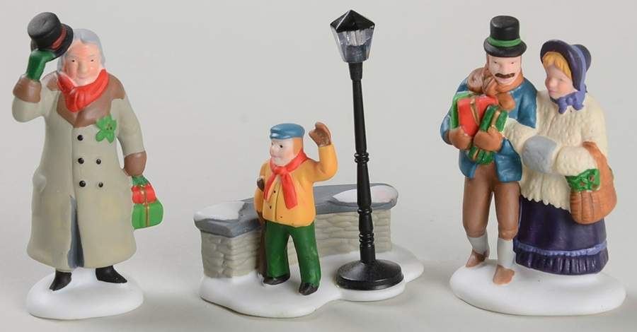 Dickens Village A Christmas Carol Morning-Set Of 3 - Boxed by Department 56-1