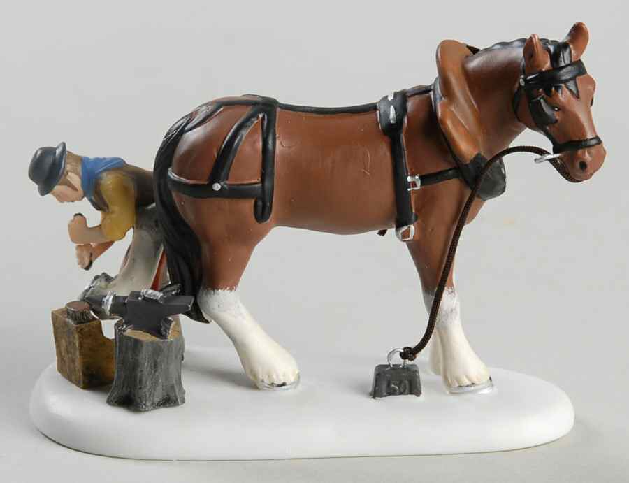 Dickens Village Shoeing The Horse - Boxed by Department 56-1