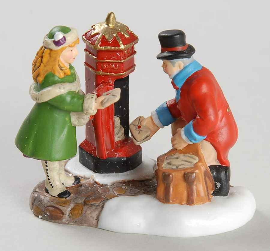 A Victorian Christmas-Dicken's Village One More Christmas Card To Post Please - No Box by Department 56-1