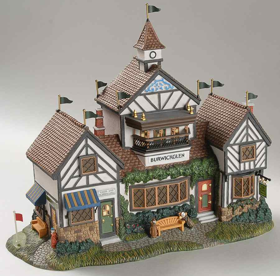 Dickens Village Burwickglen Golf Clubhouse - Boxed by Department 56-1