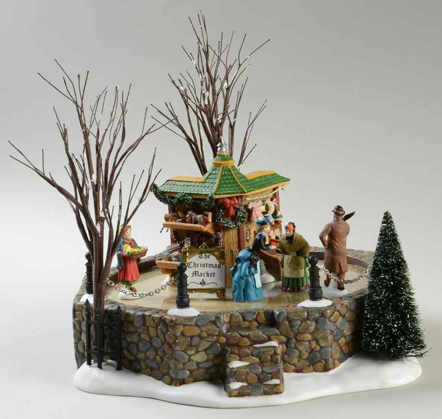 Dickens Village Town Square Market - No Box by Department 56-1